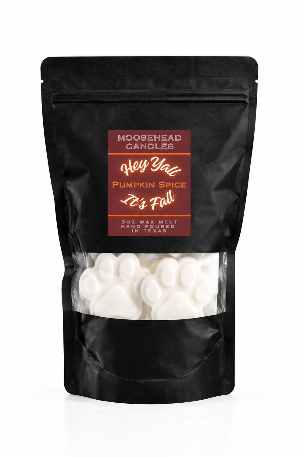 Pumpkin Spice Wax Melts – Hey Y’all, It’s Fall | 10 oz Paw Print Wax Melts