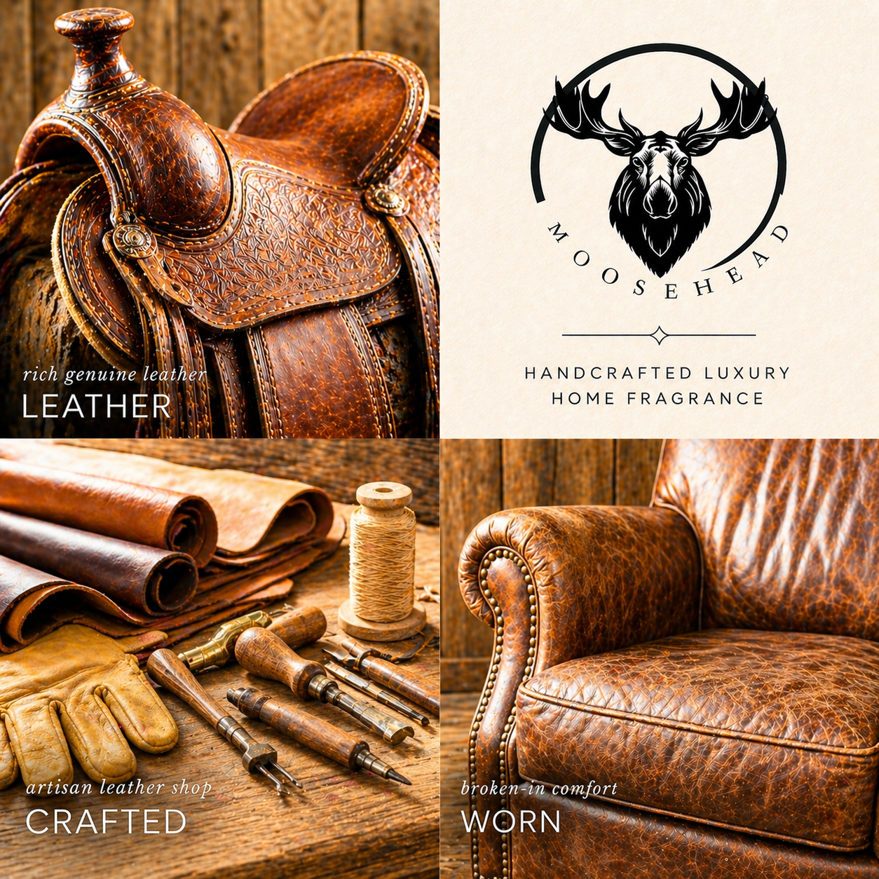 4-Pack Aged Leather Wax Melts