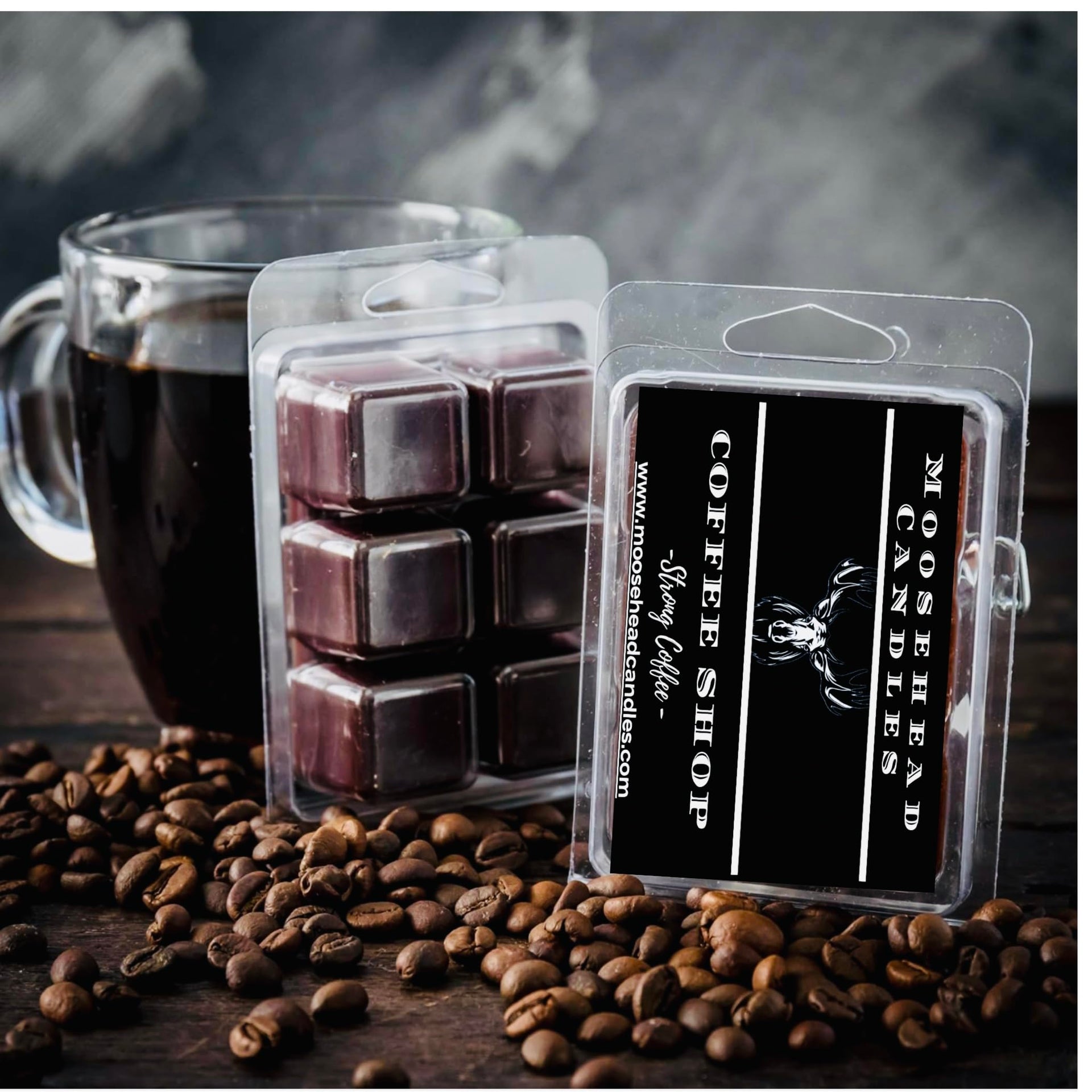 Coffee Shop Scented Wax Melts - 4 Pack | Cozy Café Aroma | Supports Moosehead Animal Rescue"