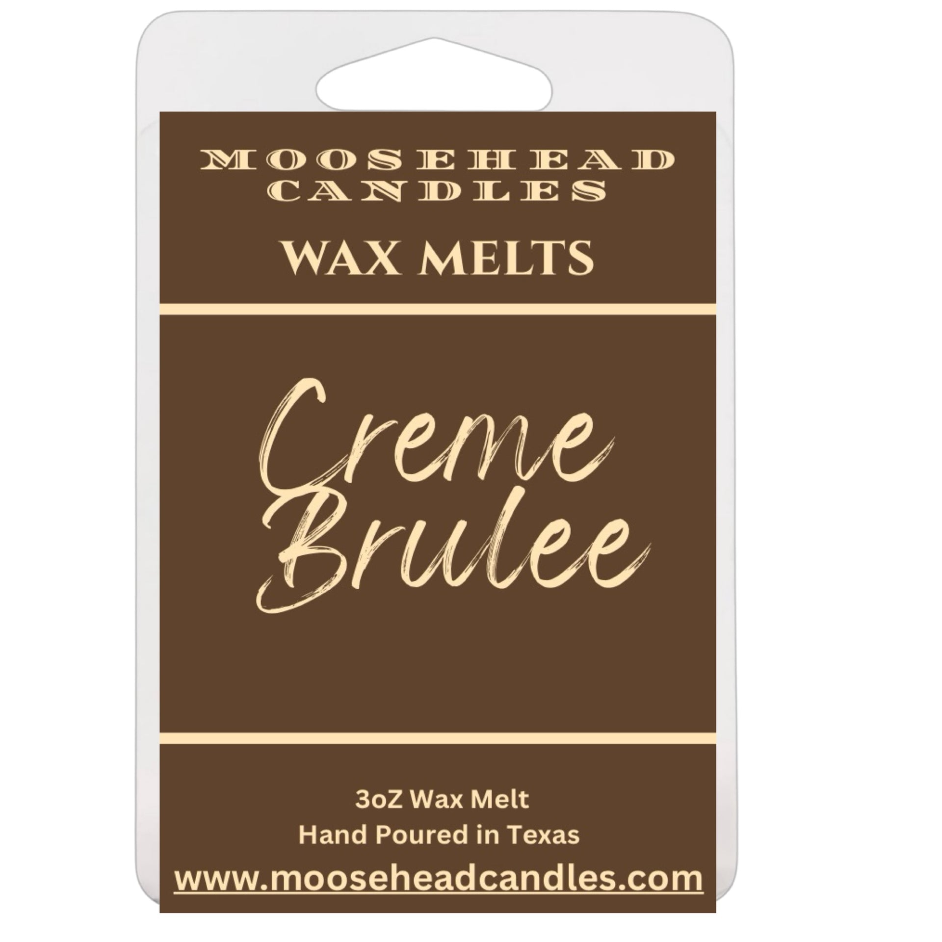 Crème Brûlée Wax Melts – 4 Pack | Hand-Poured Luxury Dessert Scent