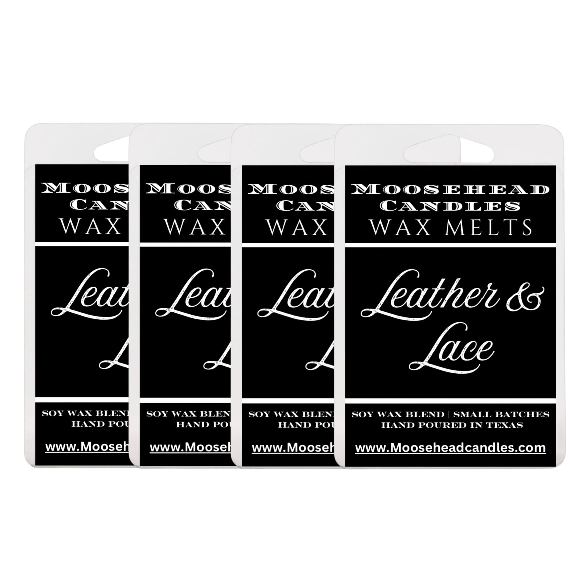 Leather & Lace Wax Melts - 4 Pack - Romantic & Masculine Fragrance