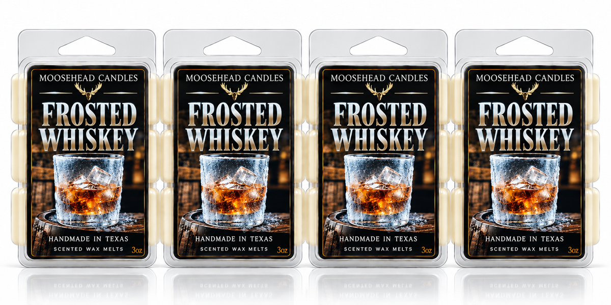 Frosted Whiskey Wax Melts – 4 Pack