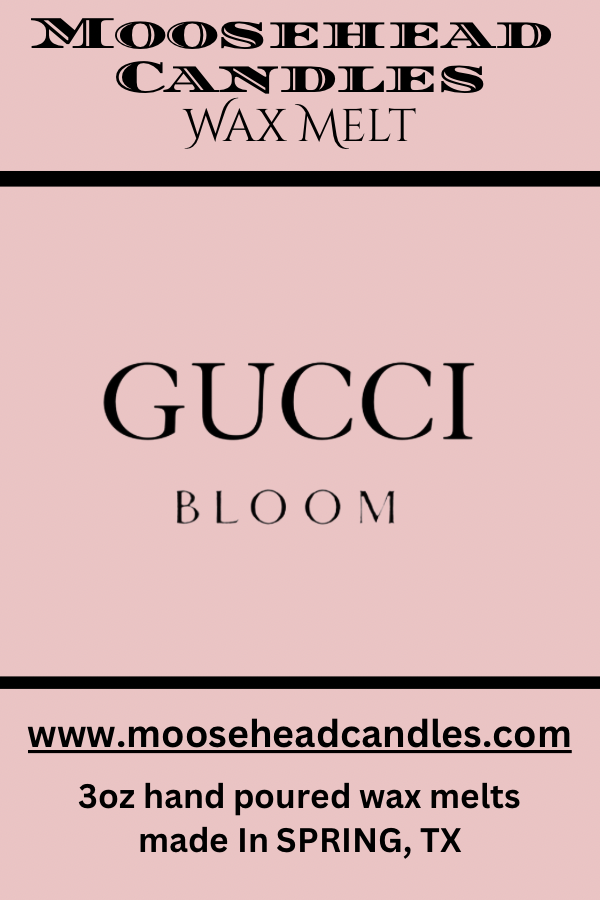 Gucci Bloom Inspired Wax Melts – 4 Pack | Imported Fragrance Oils | Luxury Floral Home Scent