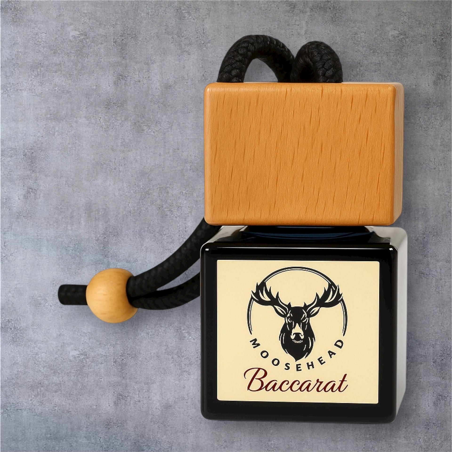 Moosehead Candles Hanging Car Air Freshener – Baccarat Rouge 540 Inspired | Long-Lasting Luxury Car Diffuser | Odor Eliminator | Supports Animal Rescue