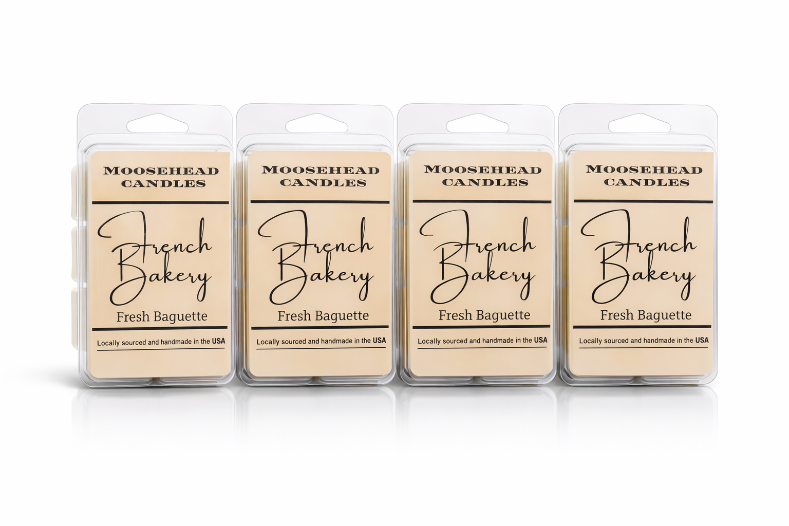 4 Pack French Bakery Scented Wax Melts by Moosehead Candles – Warm Fresh-Baked Bread Aroma, Ultra Premium, Highly Scented, Non-Toxic & Long-Lasting