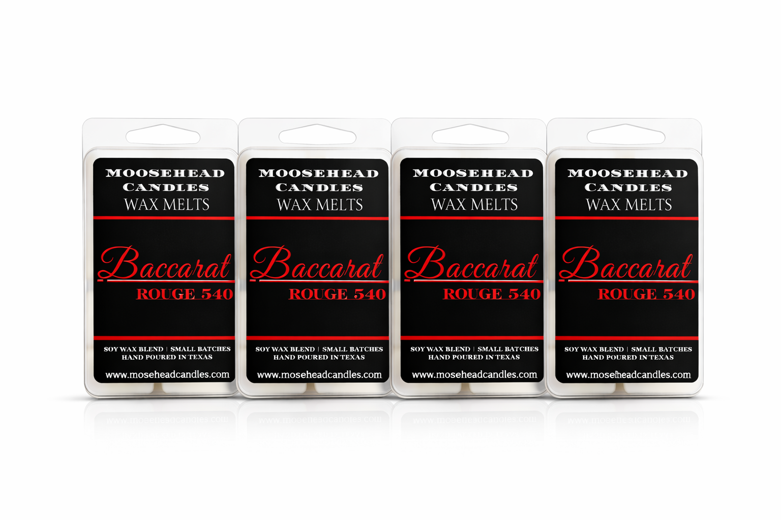Baccarat rouge 540 Inspired Hand-Poured Luxury Wax Melts - 4 Pack for Premium Home Fragrance