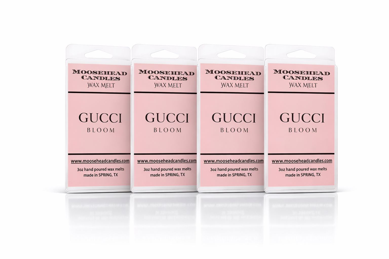 Gucci Bloom Inspired Wax Melts – 4 Pack | Imported Fragrance Oils | Luxury Floral Home Scent