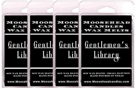 Library & Old Book Scented Wax Melts 4-Pack – Vintage Aroma