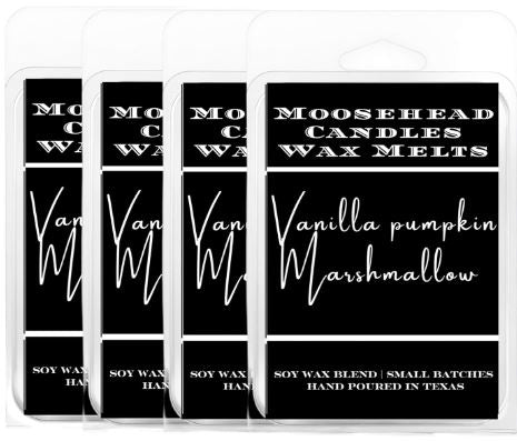 Vanilla Pumpkin Marshmallow Scented Wax Melts - 4 packs