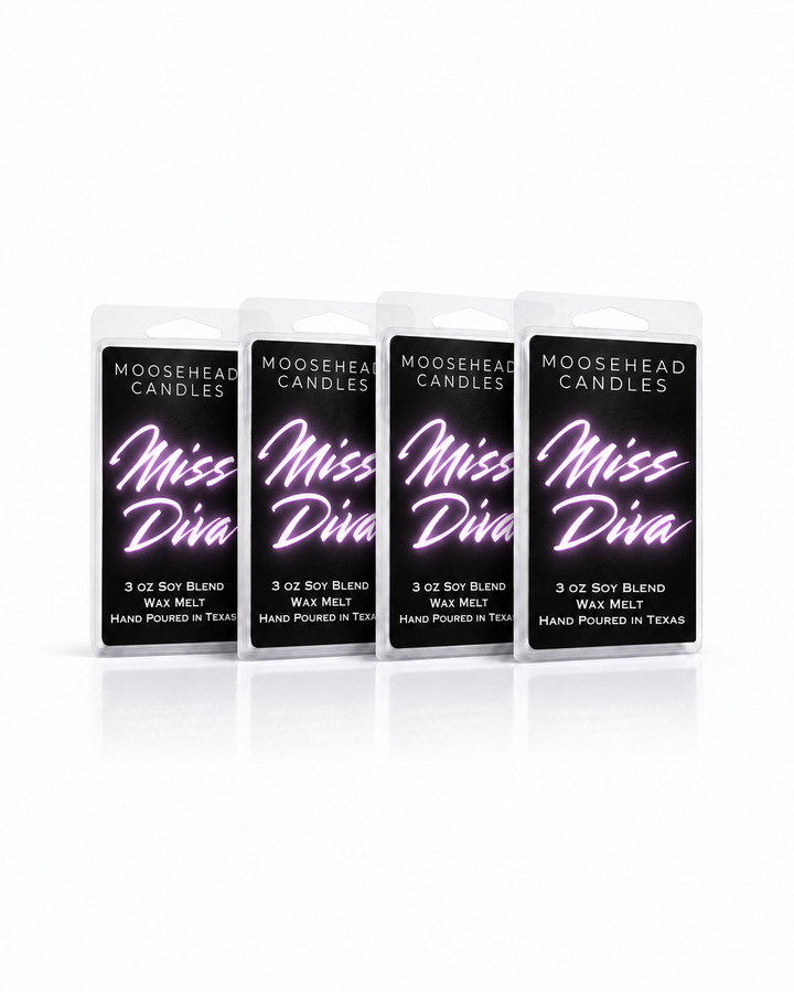 Moosehead Candles Miss Diva wax melts four pack