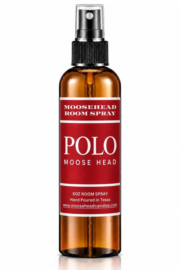 Moosehead Candles Polo cologne 8 oz shatterproof room spray